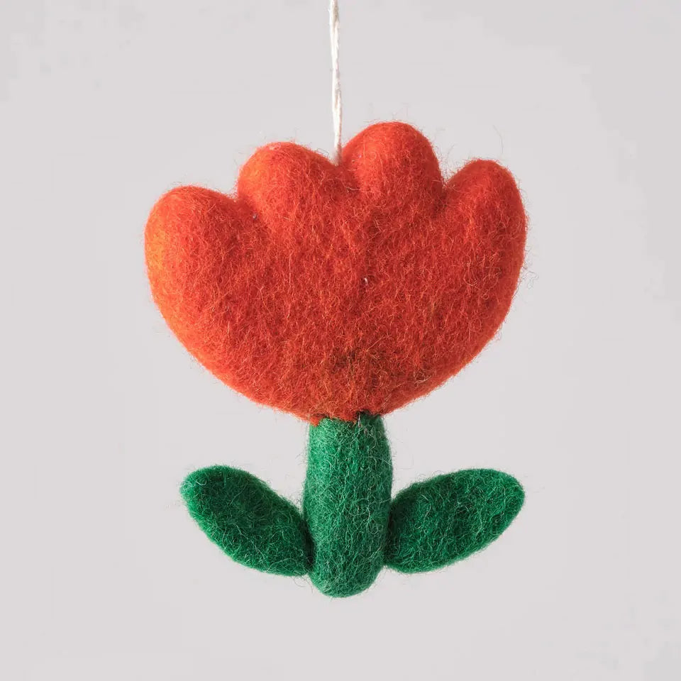 Filzanhänger - Blume