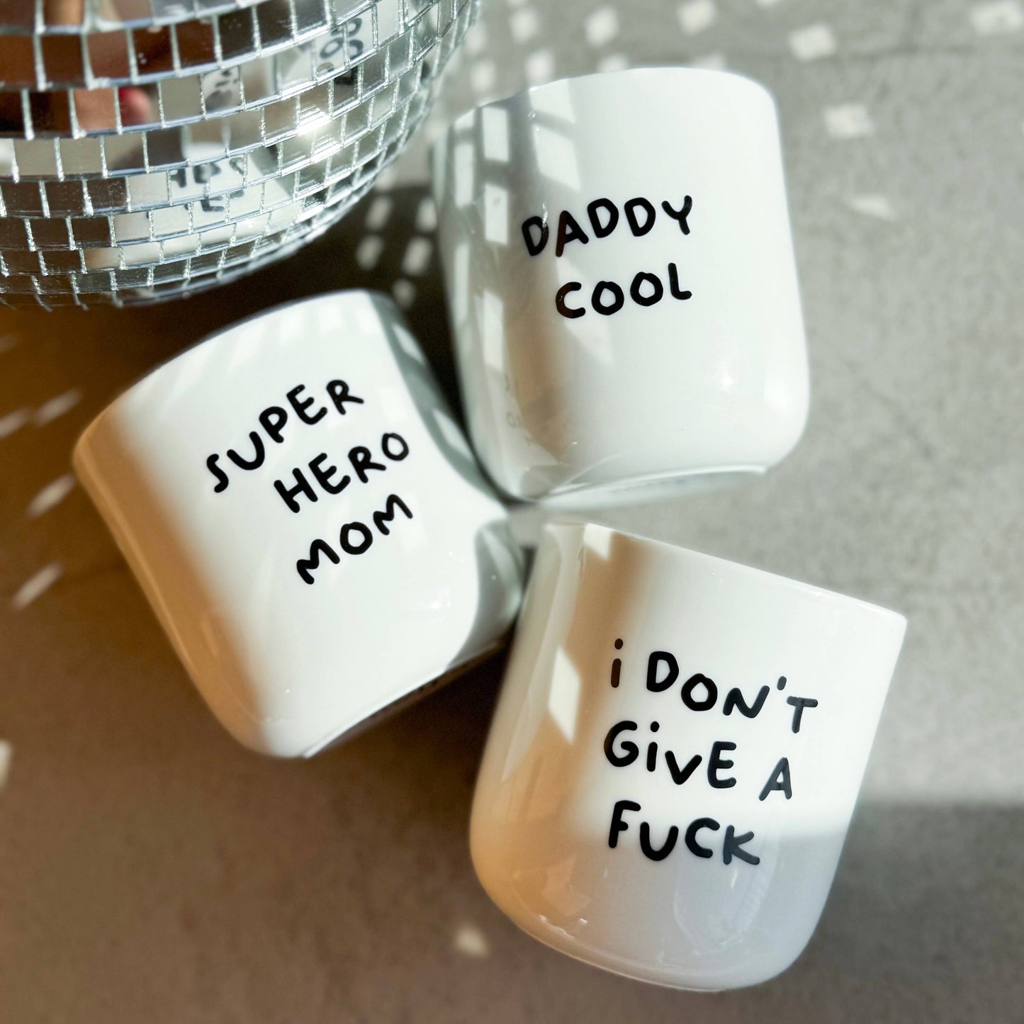 Becher I Don’t Give A Fuck (VE 6 Stück): Ohne Verpackung