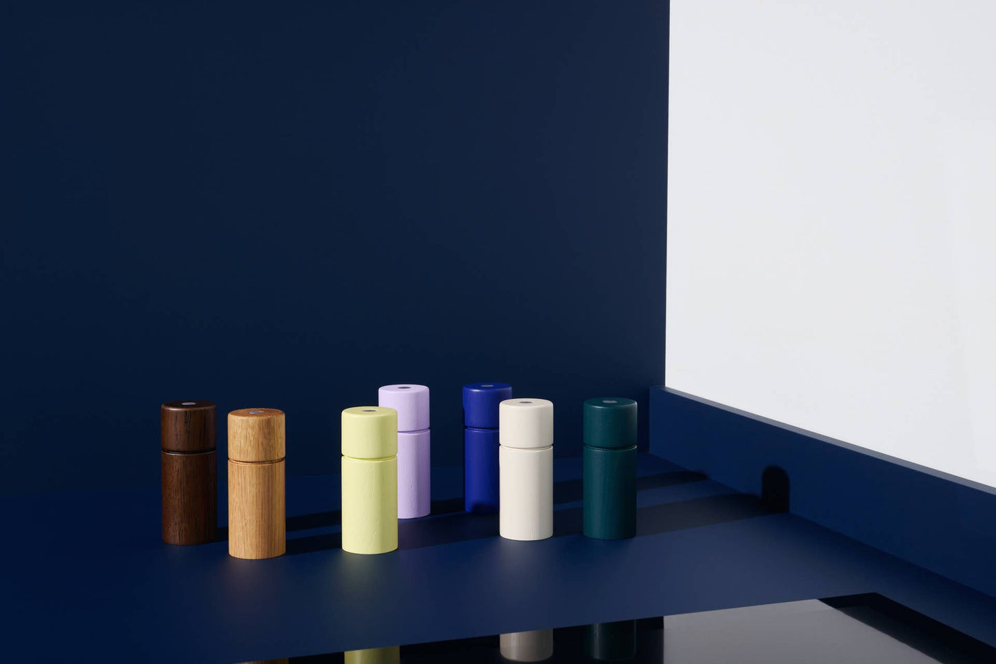 Bergen / Gewürzmühle / Indigo Blue / Esche / 12cm