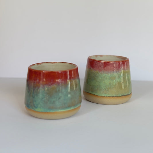 Becher rotpinktürkisliebe