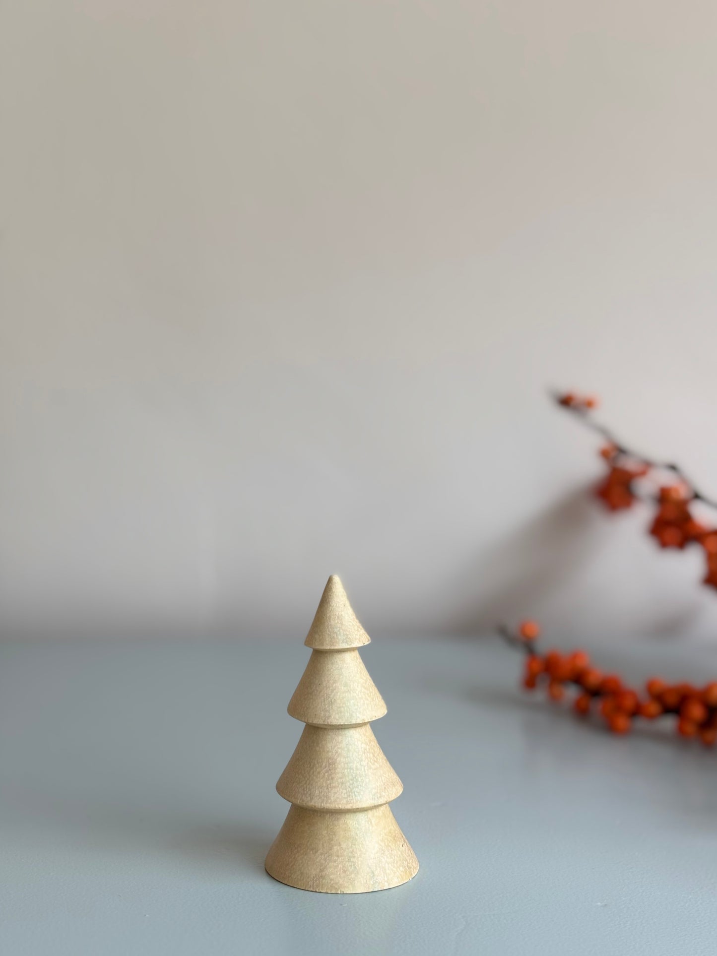 Deko-Baum aus Holz hell