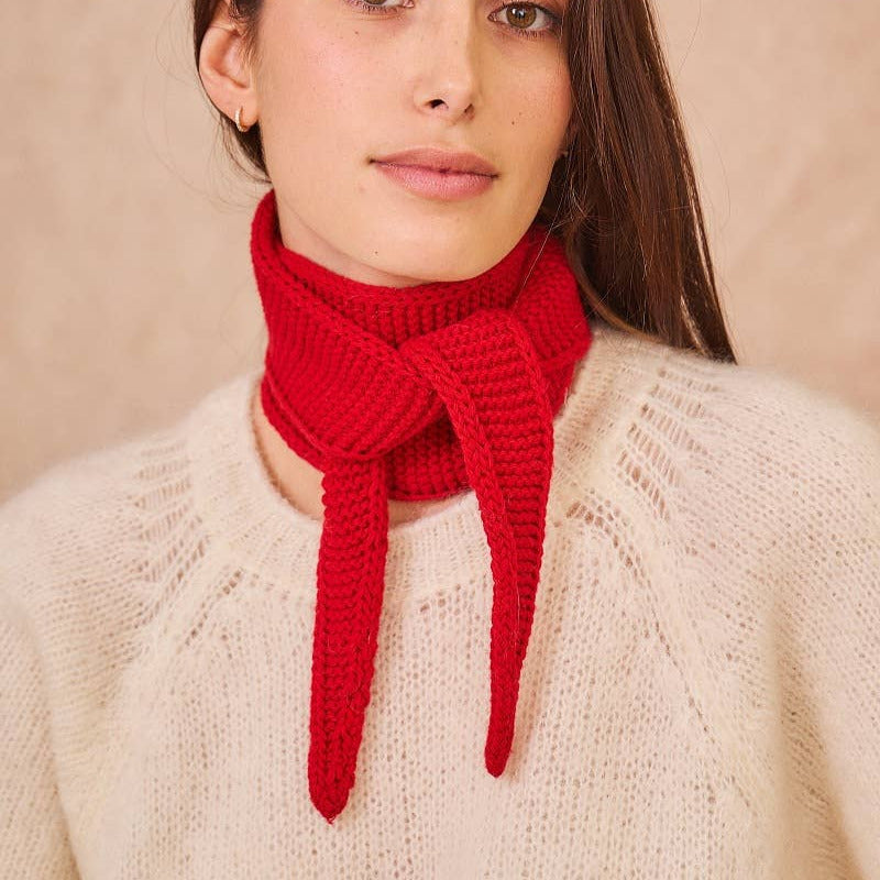 Kleiner "Sophie-Schal": Red