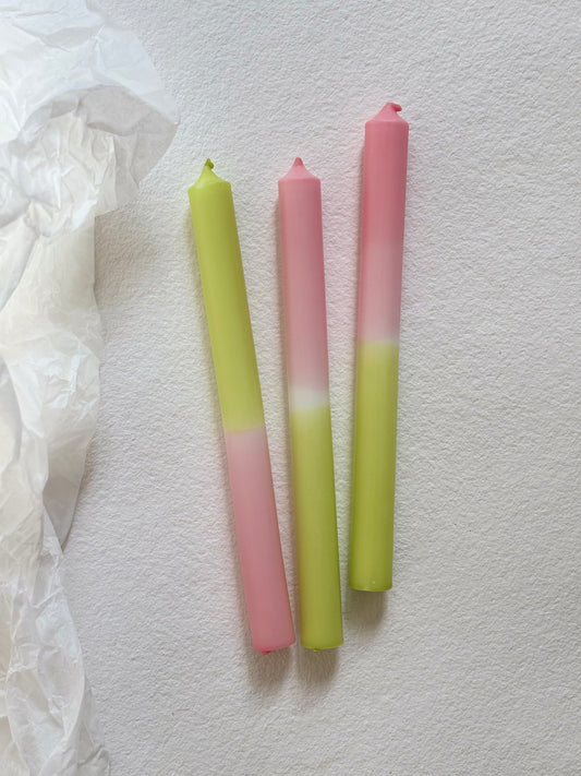Dip-Dye Tafelkerze fairy