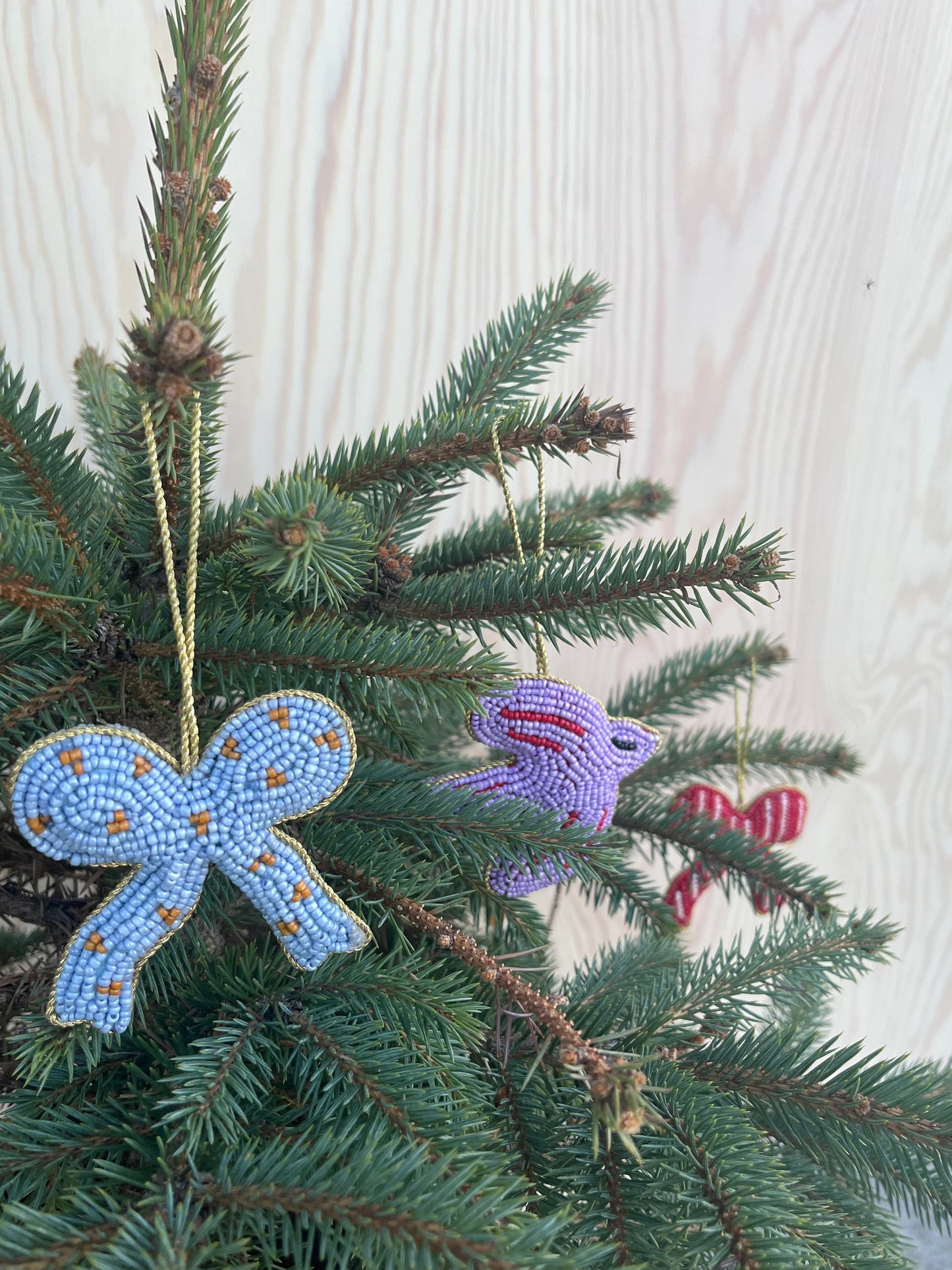 Weihnachtsanhänger 'Birdy' - 3er Pack