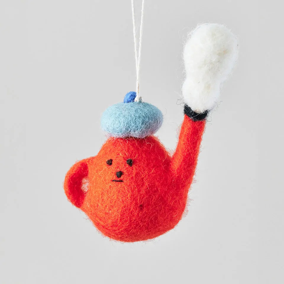 Filzanhänger - teapot