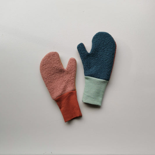 Kinderfäustlinge/ Handschuhe aus Wollwalk