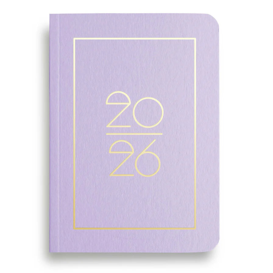 Pocket Kalender / Planner 2026 (DIN A6) FLIEDER