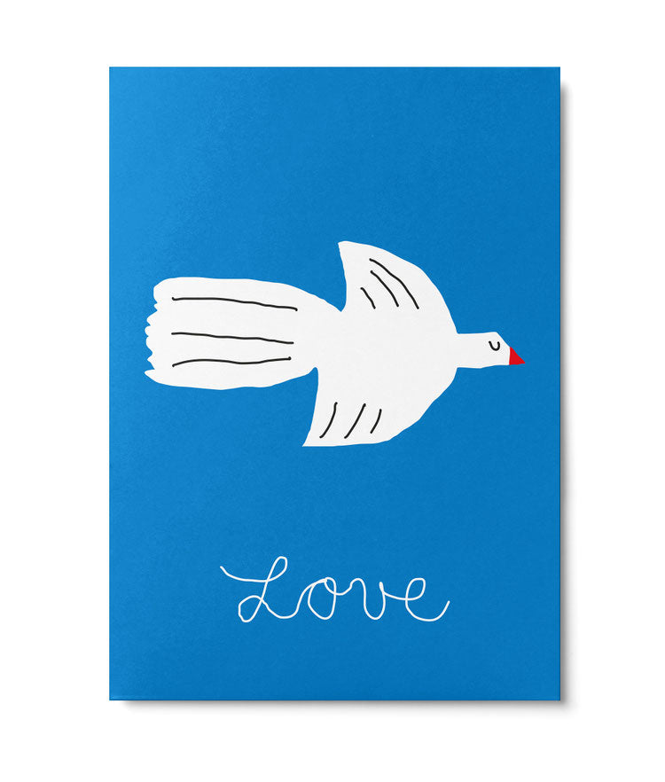 Postkarte ,lovebird‘