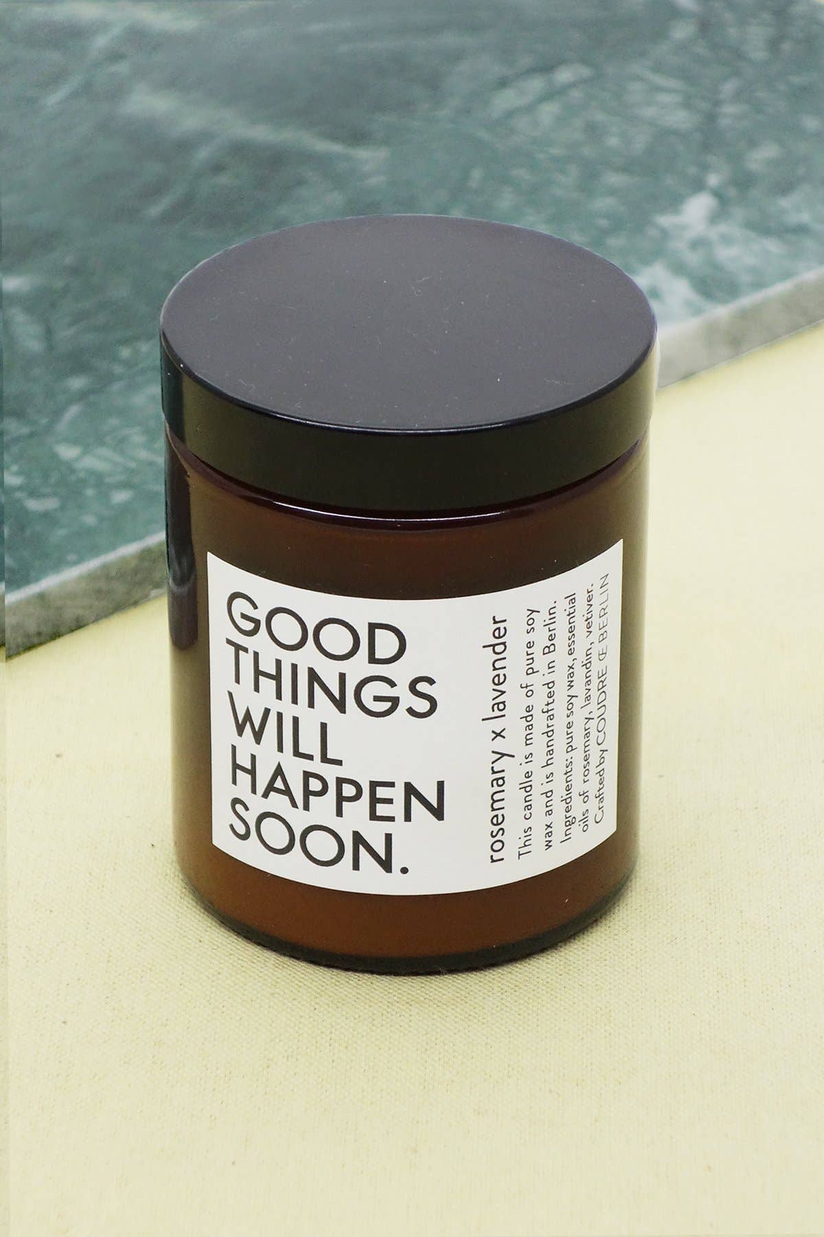 Good Things.... Kerze Rosmarin x Lavendel
