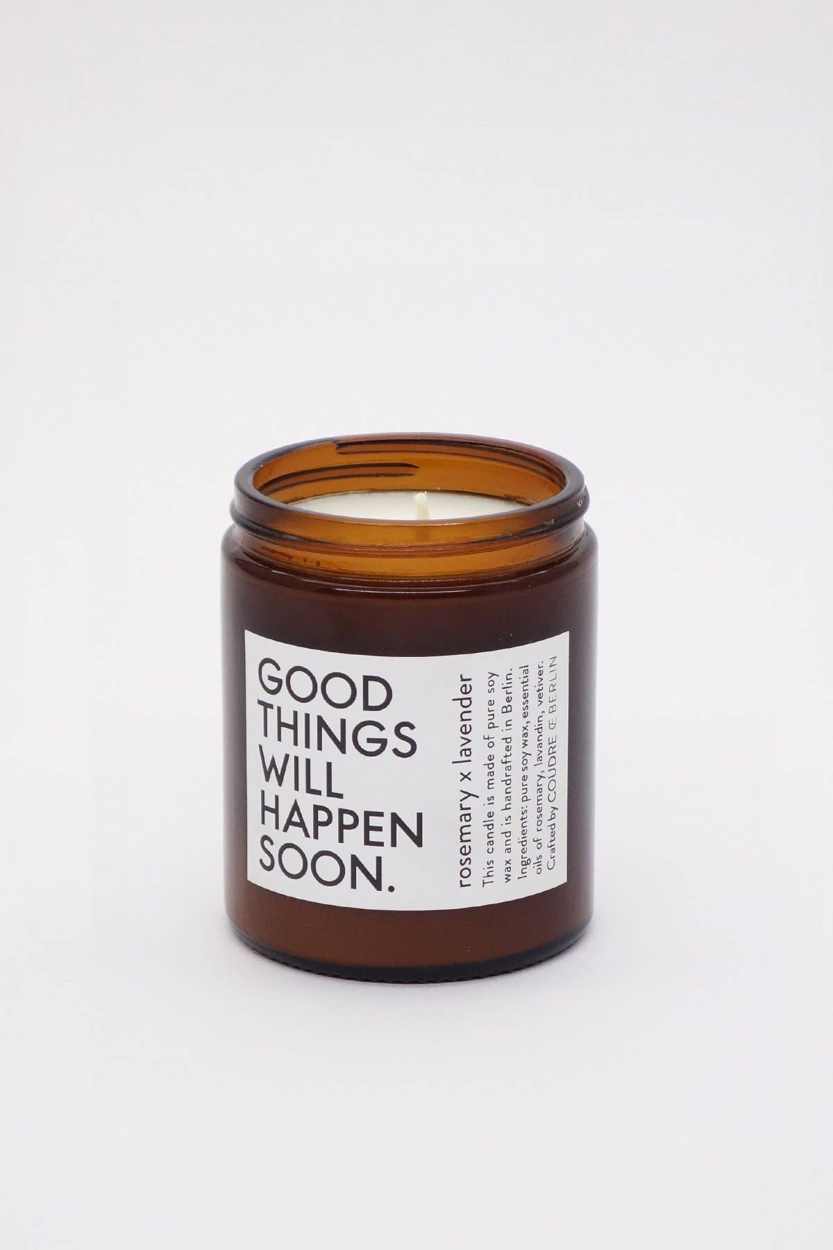 Good Things.... Kerze Rosmarin x Lavendel