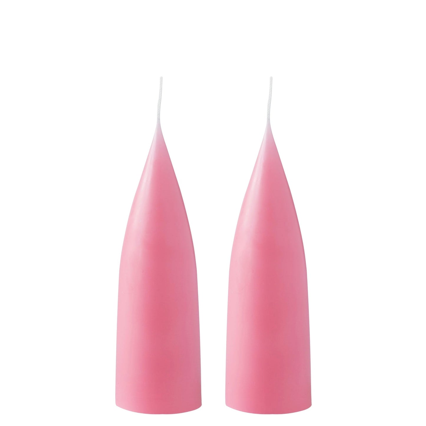 schöne konische Kerze - pastell Rosa