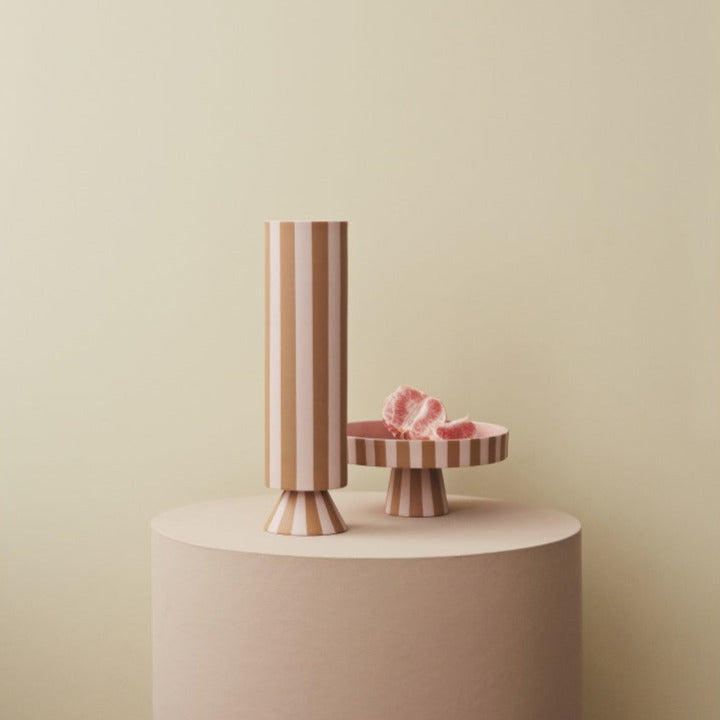 OYOY Toppu Servierteller/Kuchenplatte caramel-rose Ø20