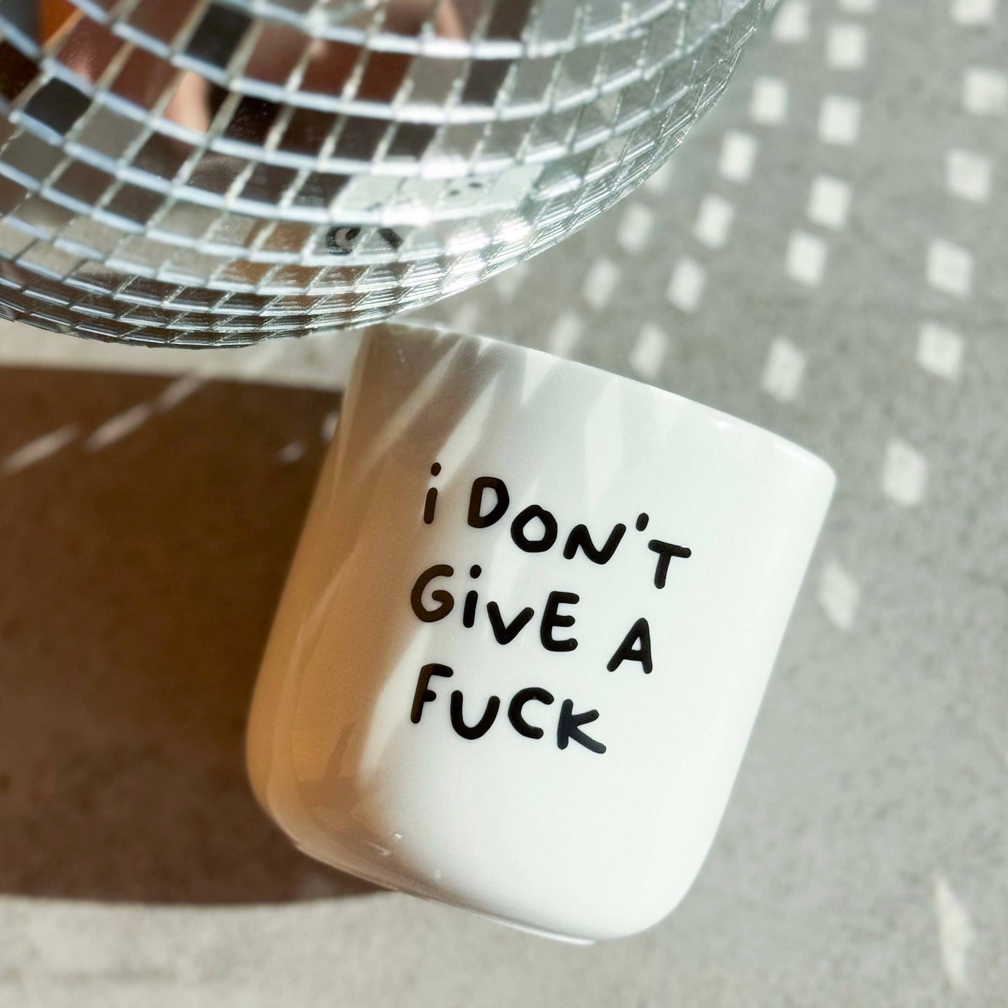 Becher I Don’t Give A Fuck (VE 6 Stück): Ohne Verpackung