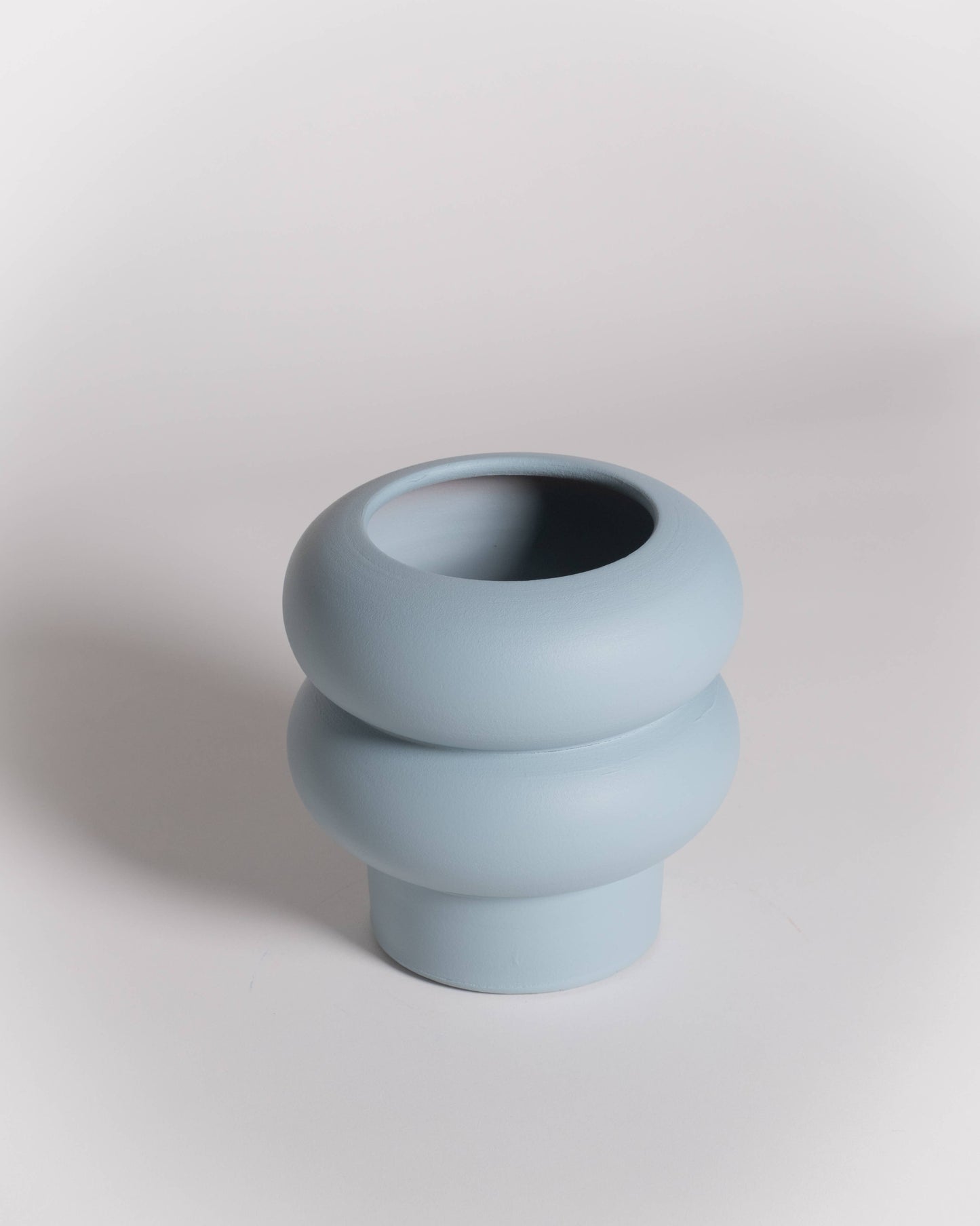 Ripple Vase Klein – Hellblau – Perfekt für Blumen – Neu