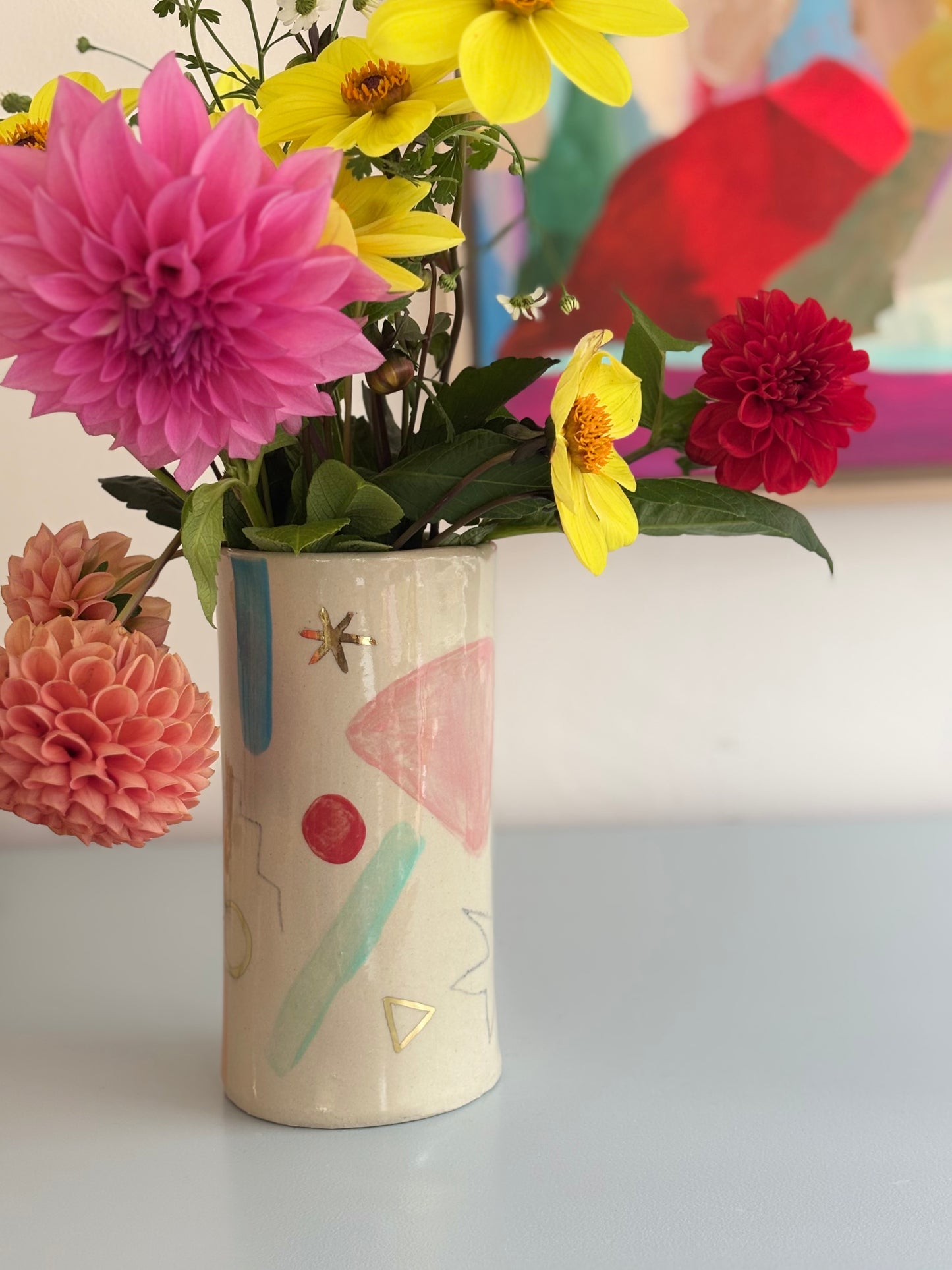 Vase ~ Shapes GOLD no. 1