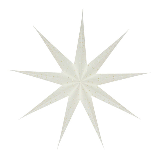 Deko-Stern Hoshi Weihnachtsstern, L, offwhite
