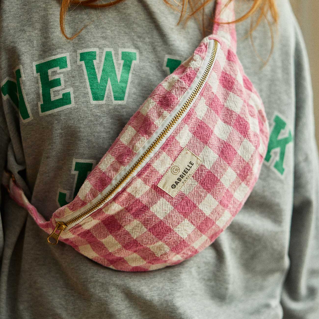 Bauchtasche aus Baumwolle Croisette: Croisette