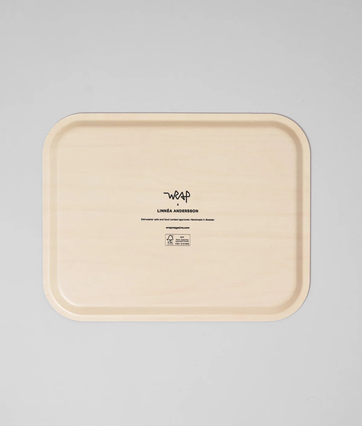 Tablett - leaves yellow klein