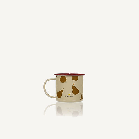 Emaille Becher Birne