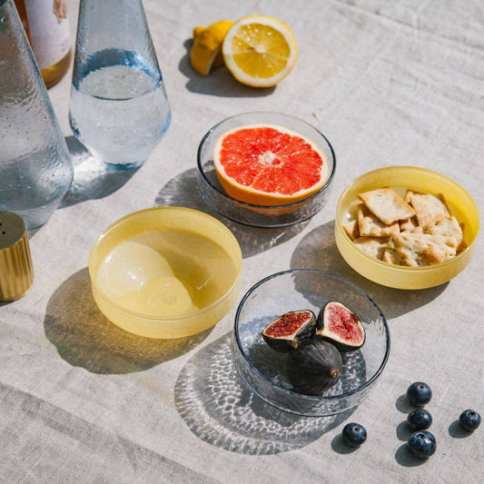 Claude Schalen | 4er-Set | Blau / Topas