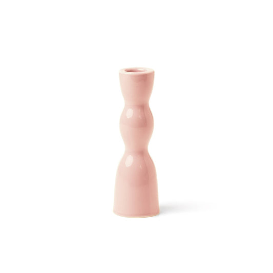Wellen-Kerzenhalter - Niedrig: Pink