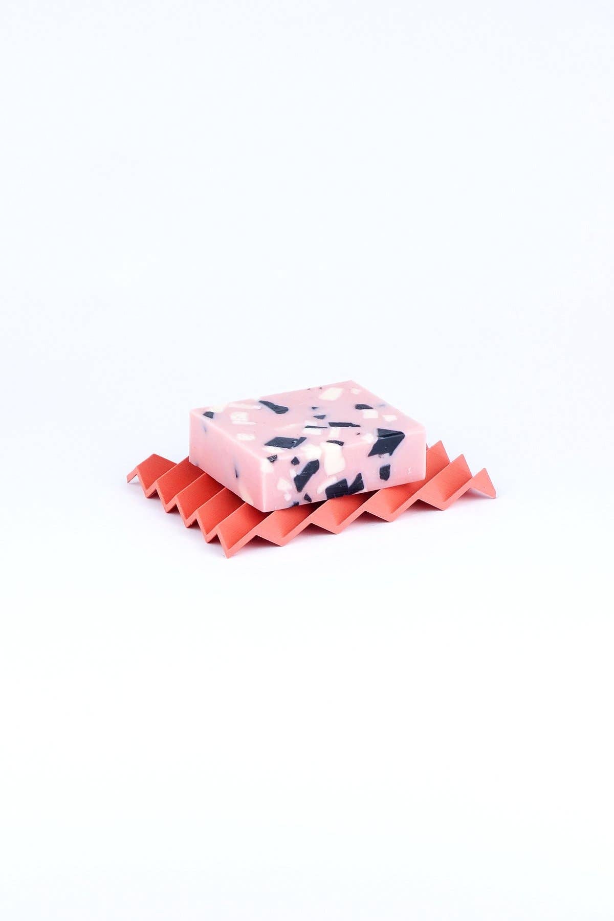 Seifenschale aus recyceltem PET coral cascade