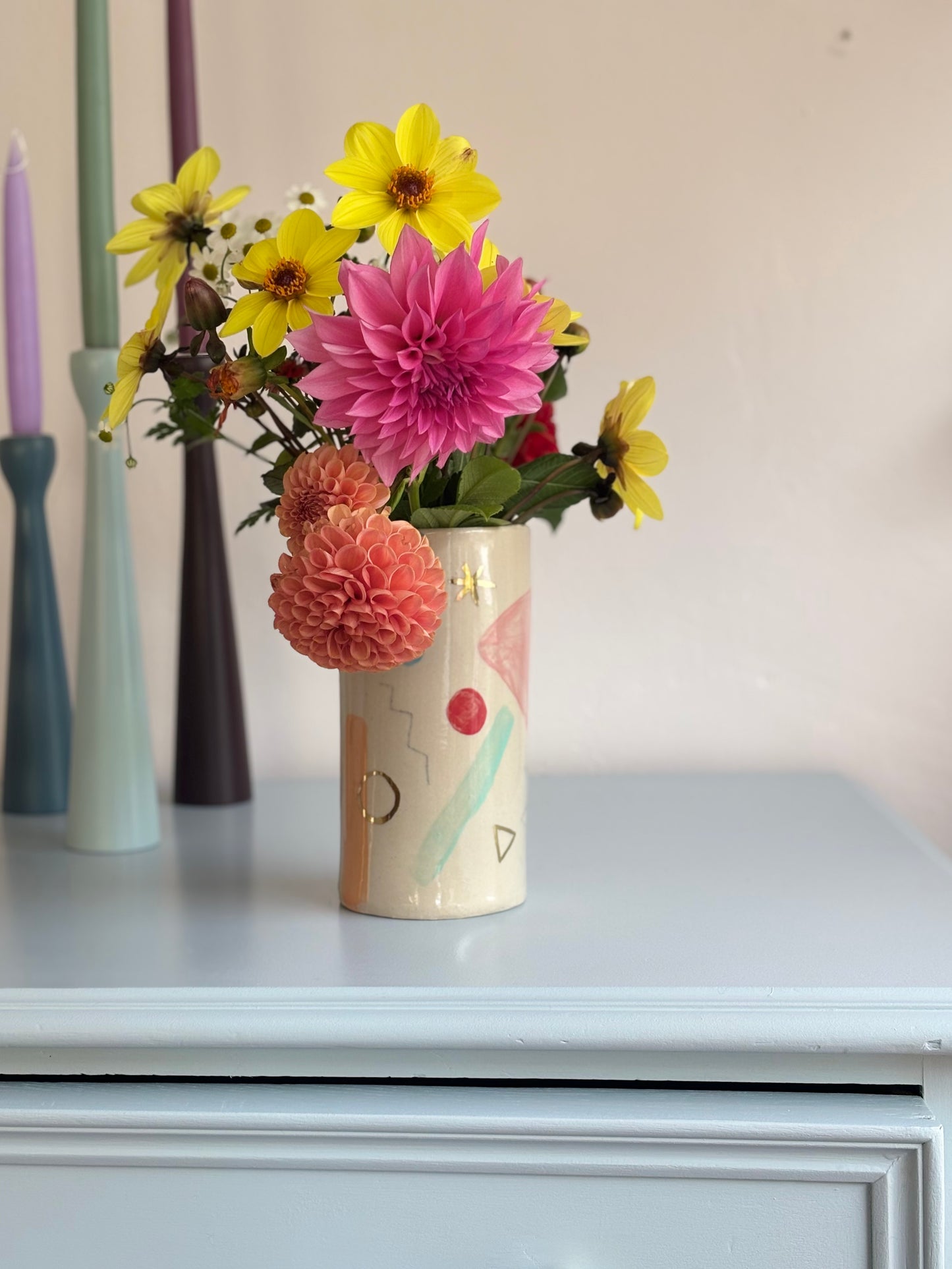 Vase ~ Shapes GOLD no. 1