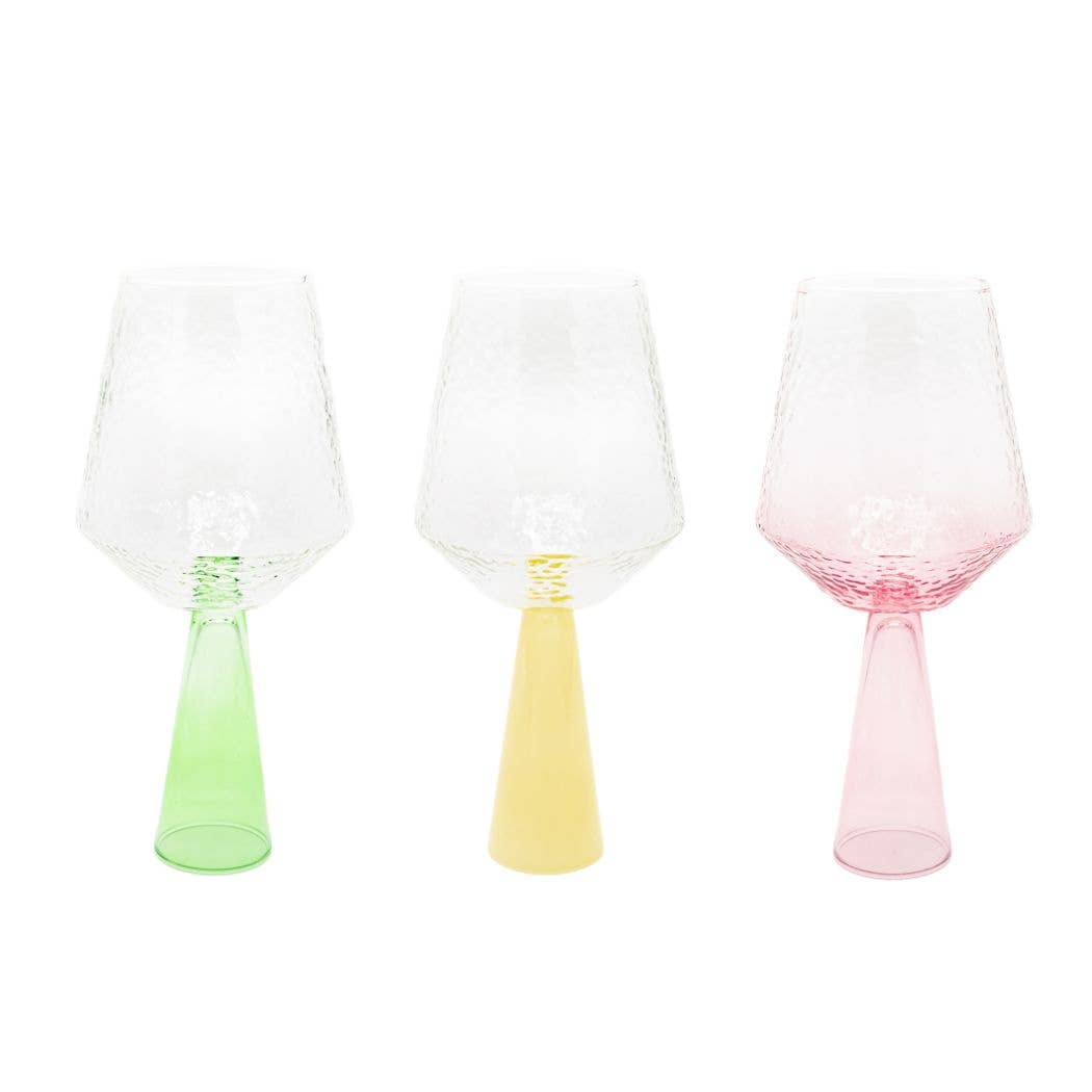 Weinglas Claude | 2er-Set | Weinglas-Set | Pink: Glass