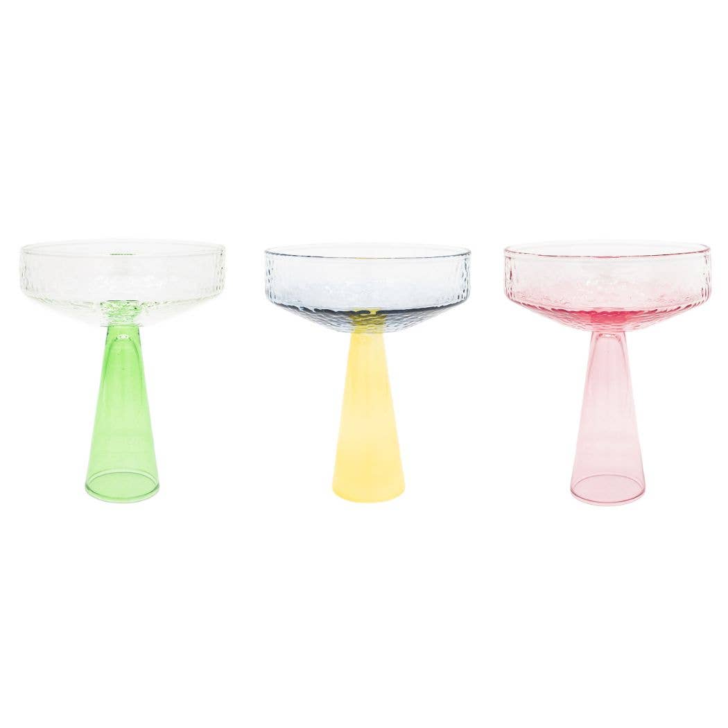 Champagner-Coupe Claude | EINZELN| Rosa: Glass