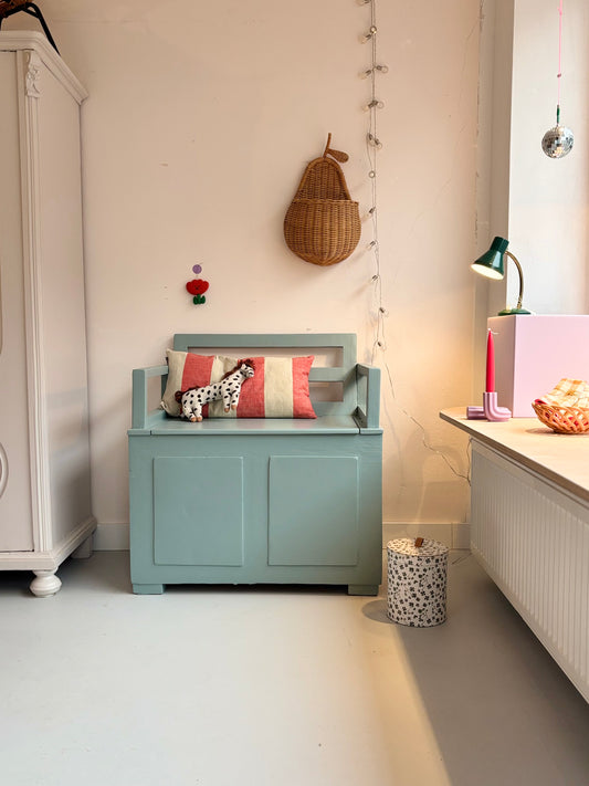 Antike französische Truhenbank