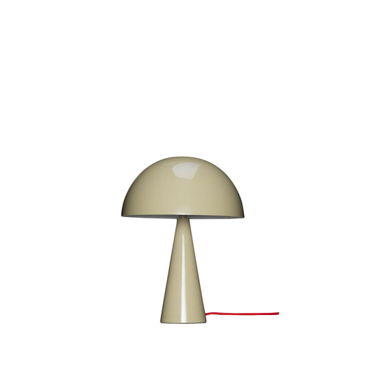 Mush Tischlampe Mini Sandfarben/Rot - kleine Kratzer am Schirm