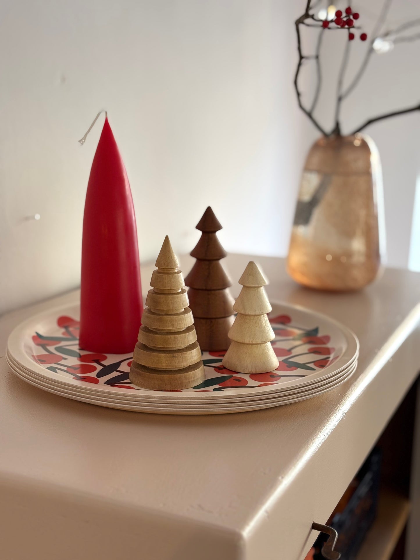 Antiker Brotschrank - Sweet apricot