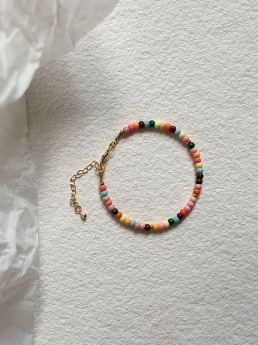 Perlenarmband- happy garden