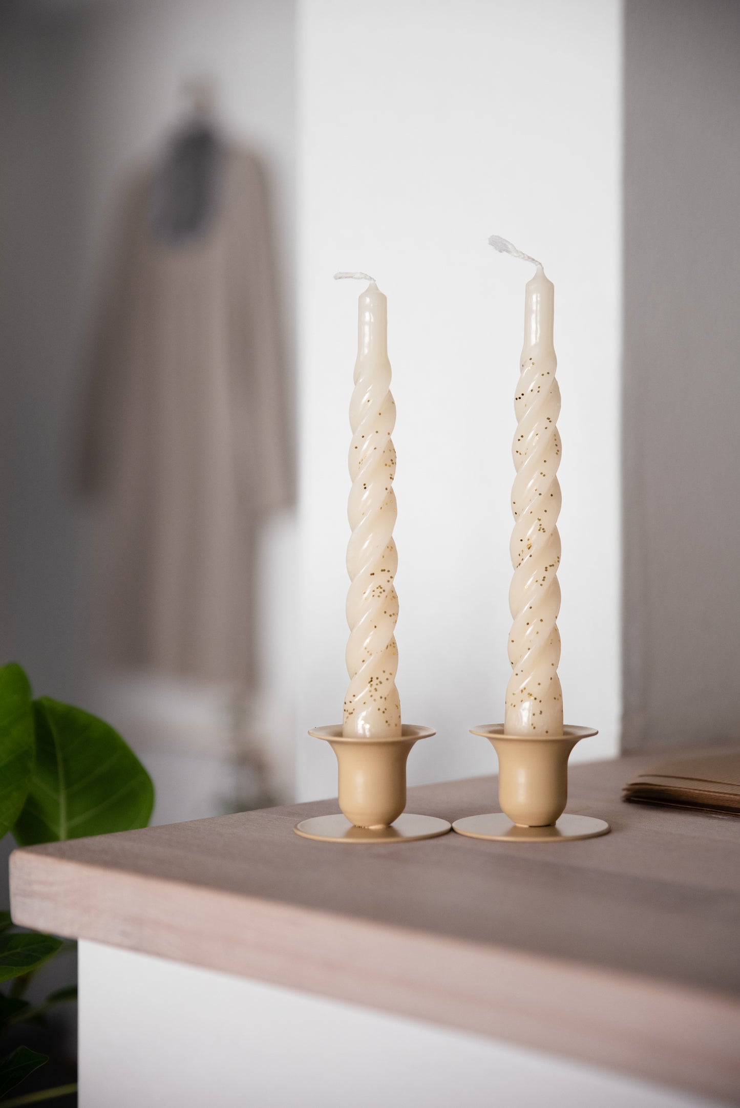 Kerze Twist "Glitter" 21 cm