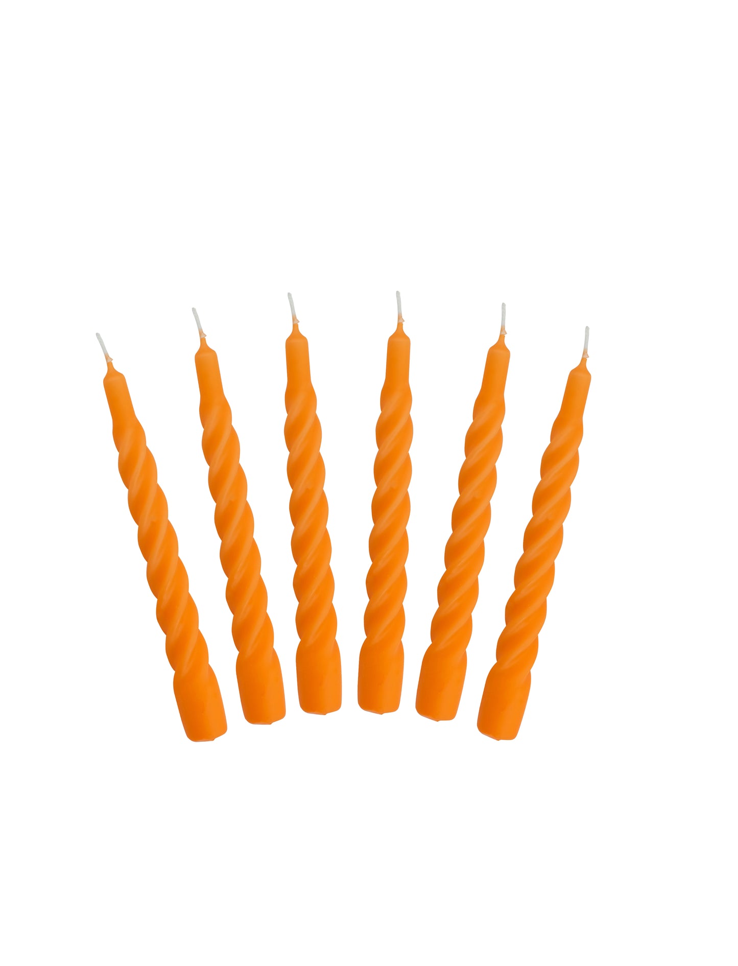 Kerze Twist "Orange matt" 21 cm