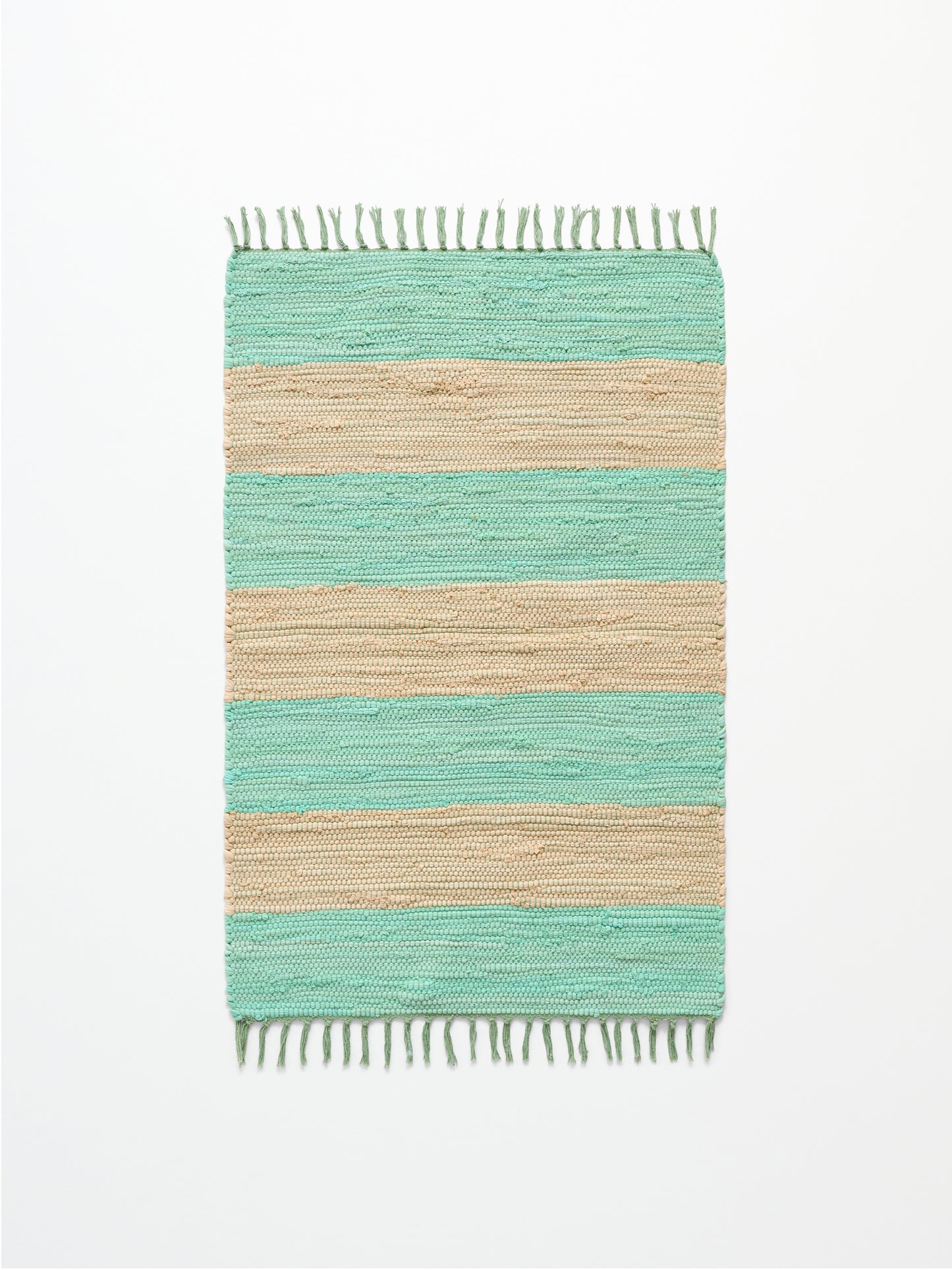 Chindi-Teppich, Honigmelone & Creme - 60 x 90 cm