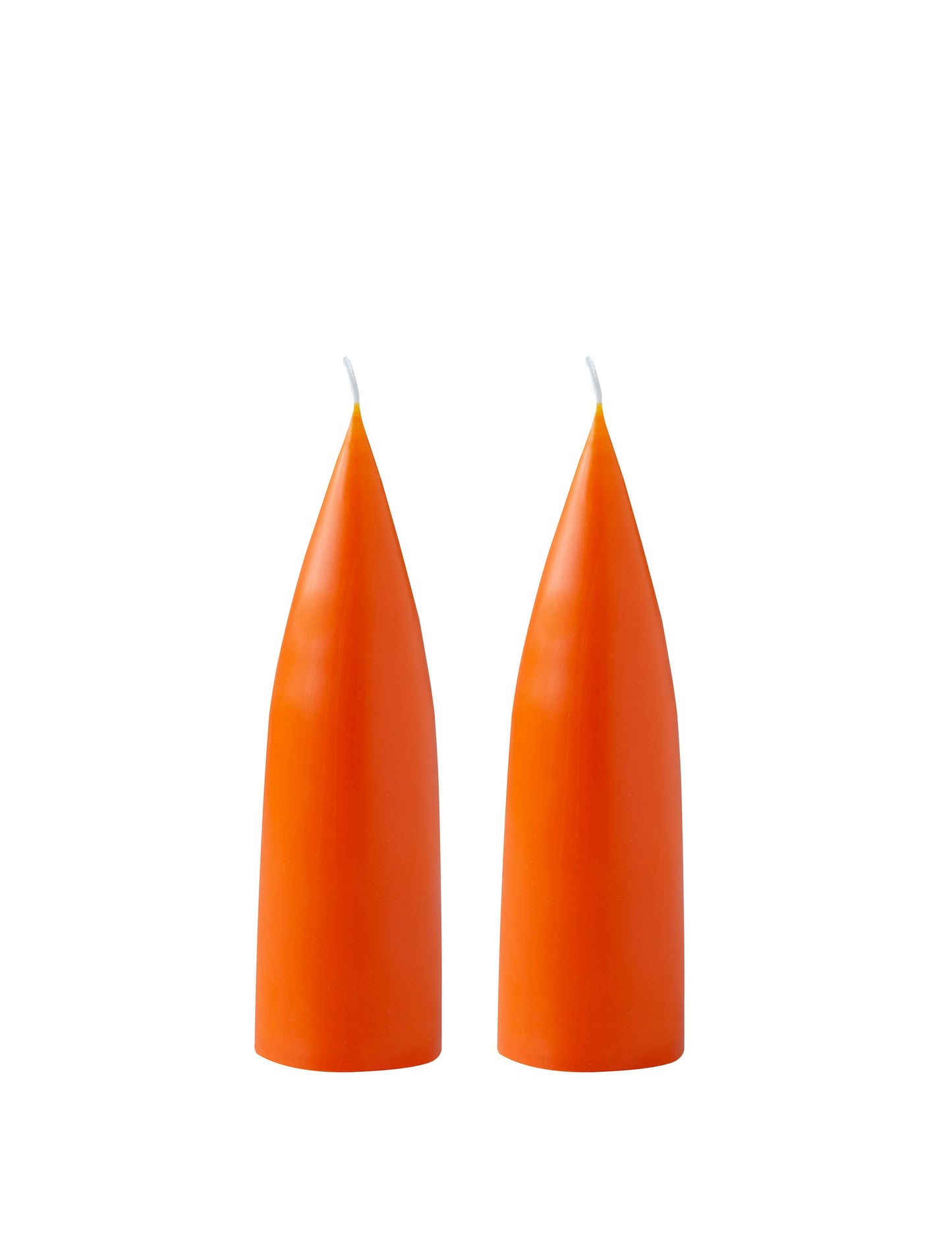 schöne konische Kerze - Orange