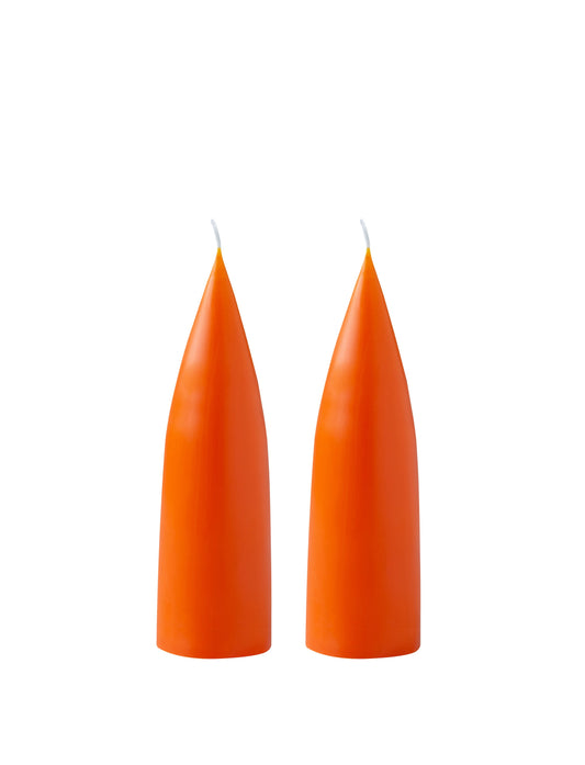 schöne konische Kerze - Orange