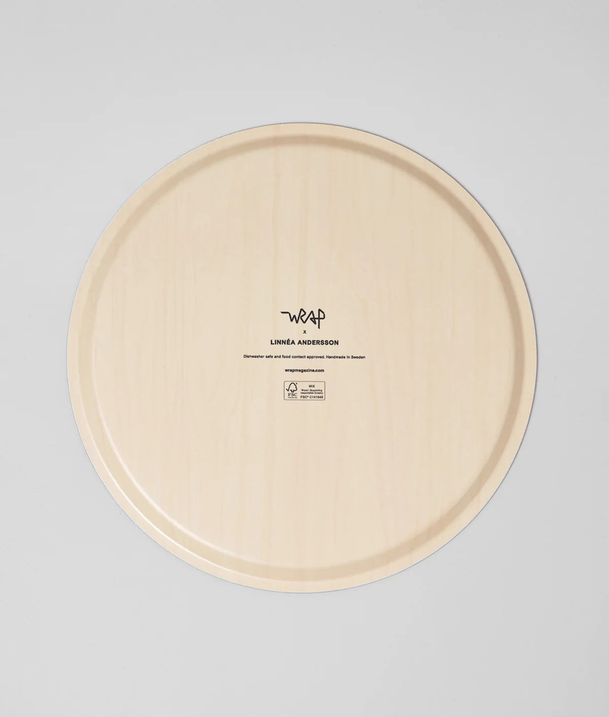 Tablett - leaves light blue