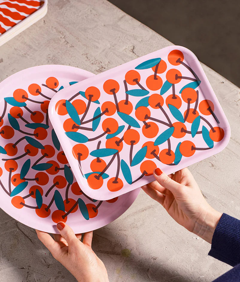 Tablett - cherrys klein