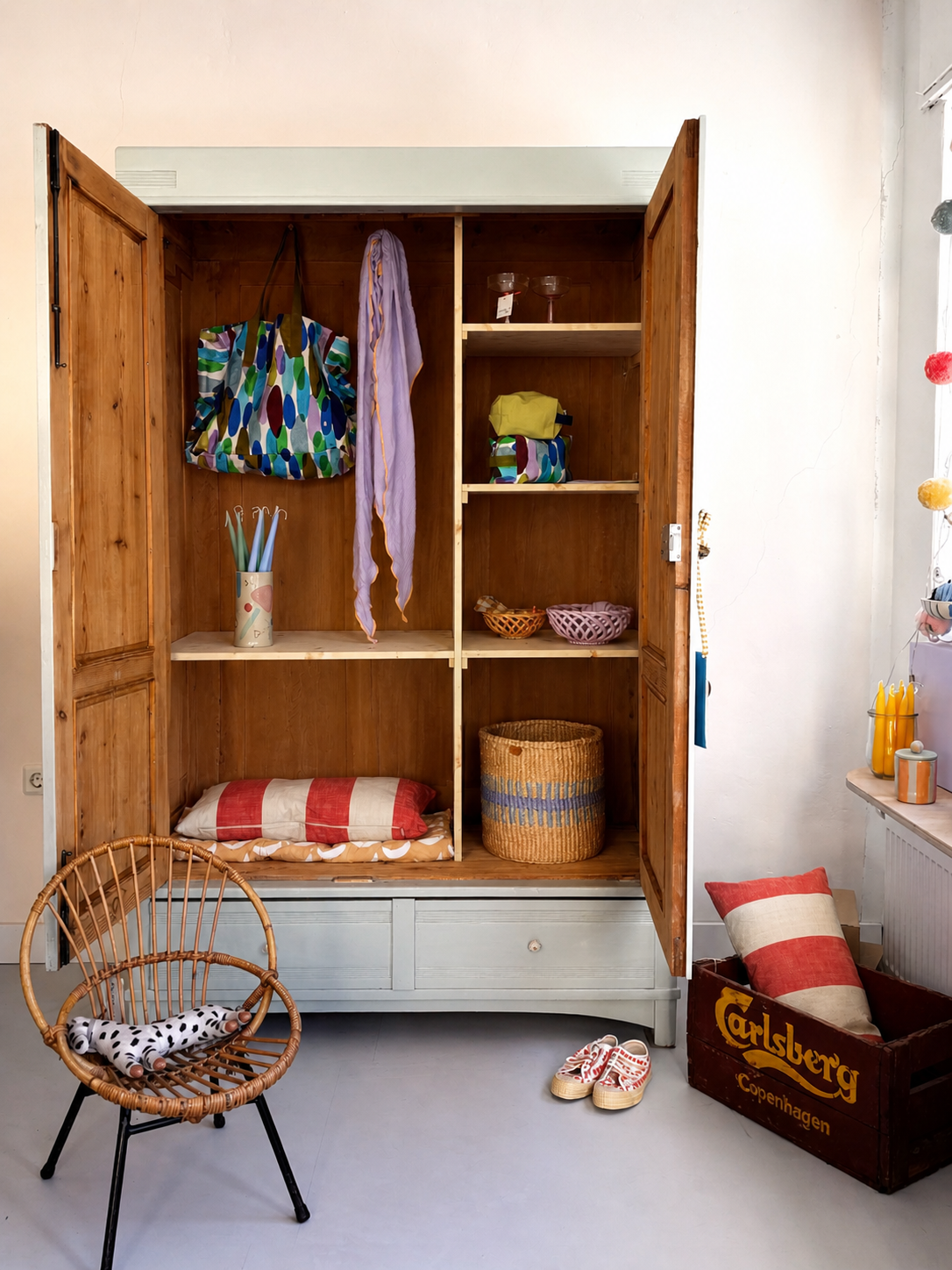 Vintage Steckschrank in schönen Mint