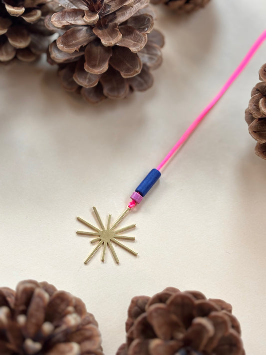 Anhänger ,Twinkel‘ blau-rosa