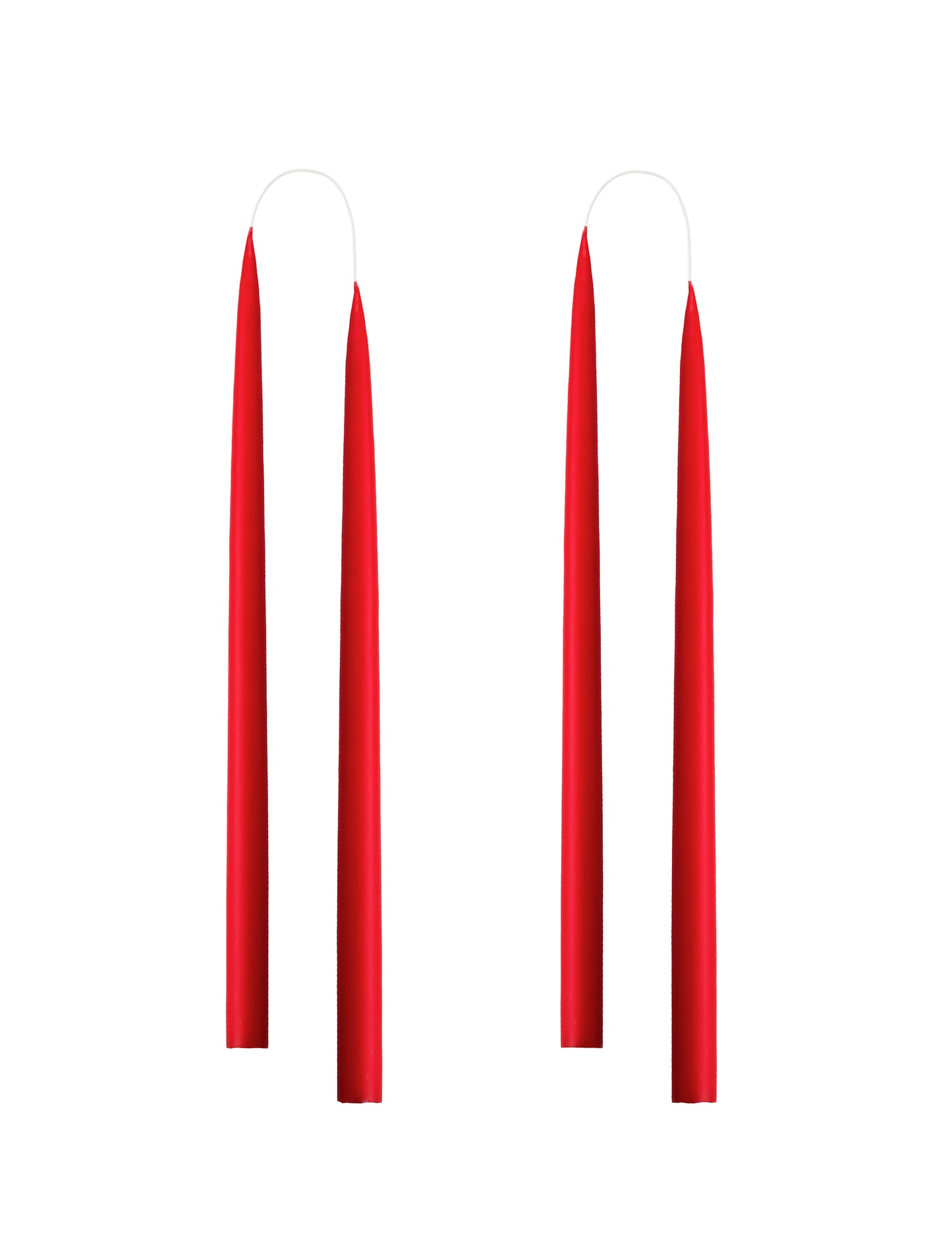 Spitzkerze "Rot" 35 cm