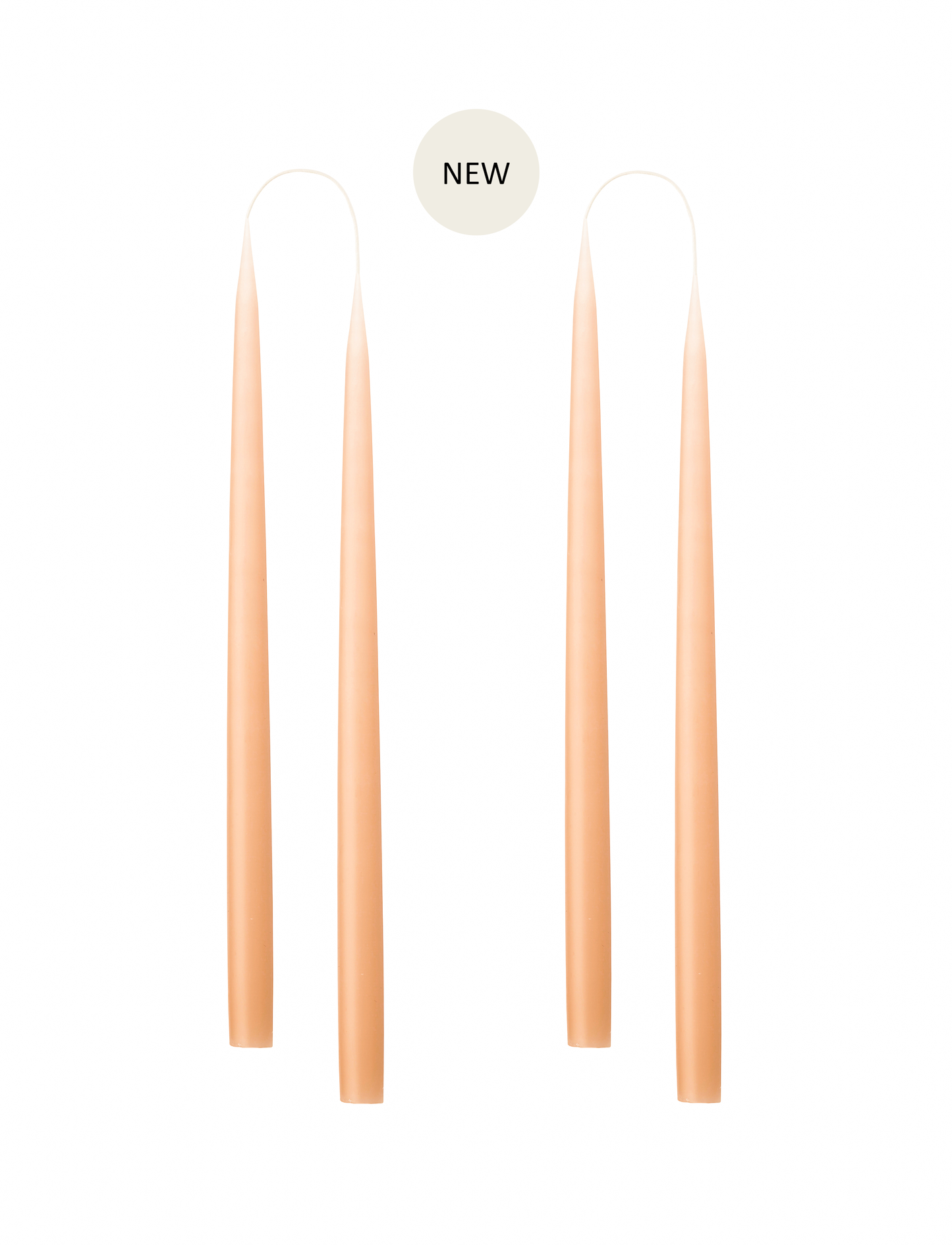 Spitzkerze "Peach" 35 cm