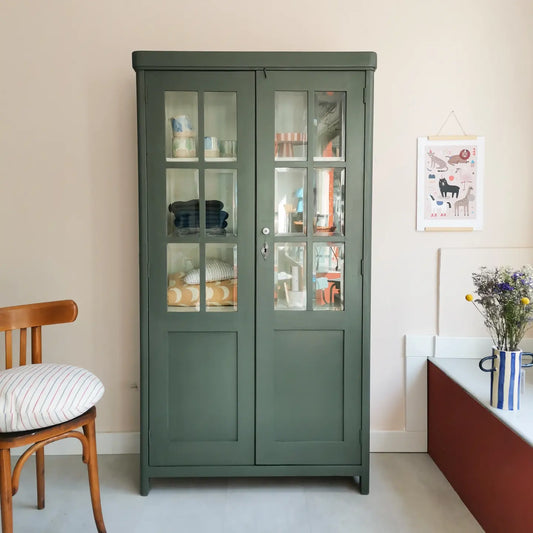 Antike französische Vitrine
