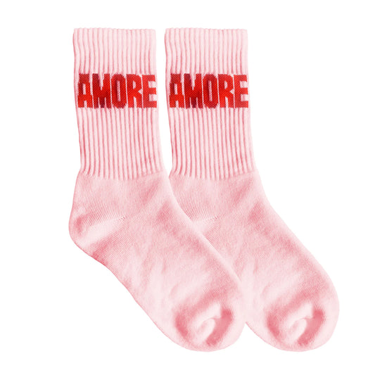 Socken AMORE, Farbe Rot/Rosa