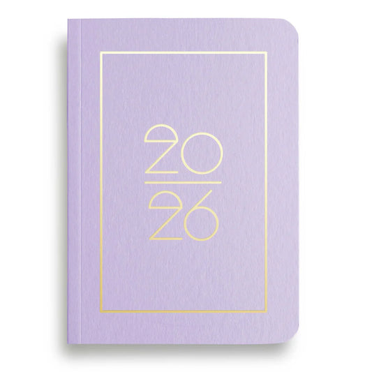 Pocket Kalender / Planner 2026 (DIN A6) FLIEDER