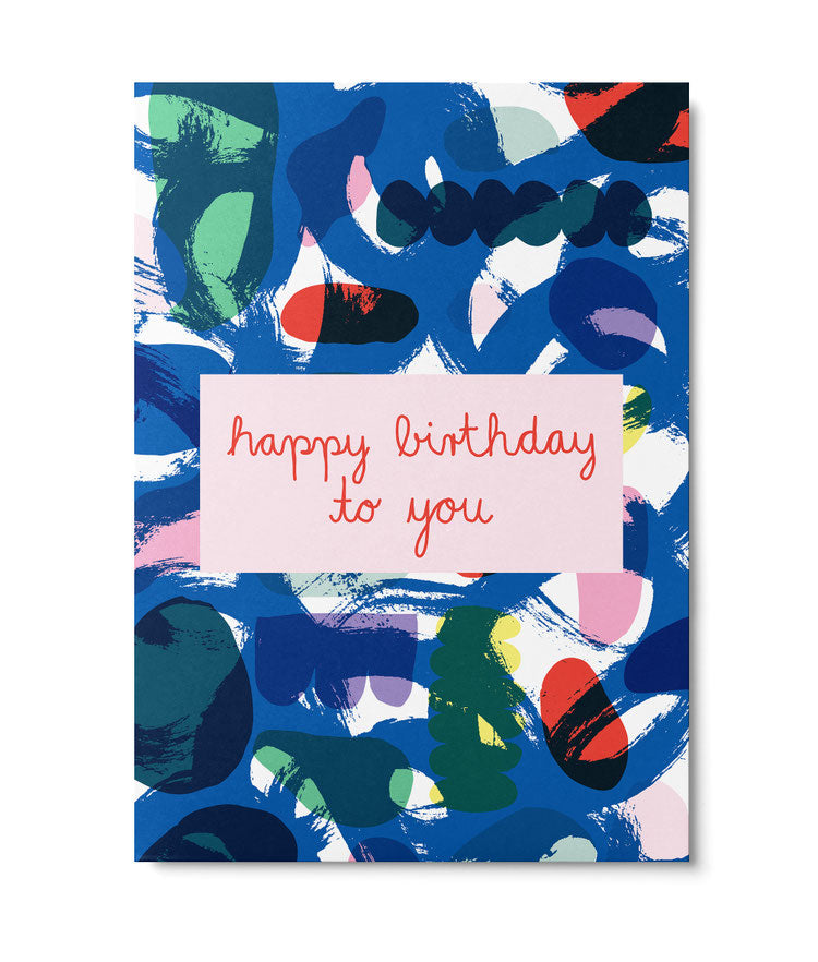 Postkarte ,happy Birthday to you‘