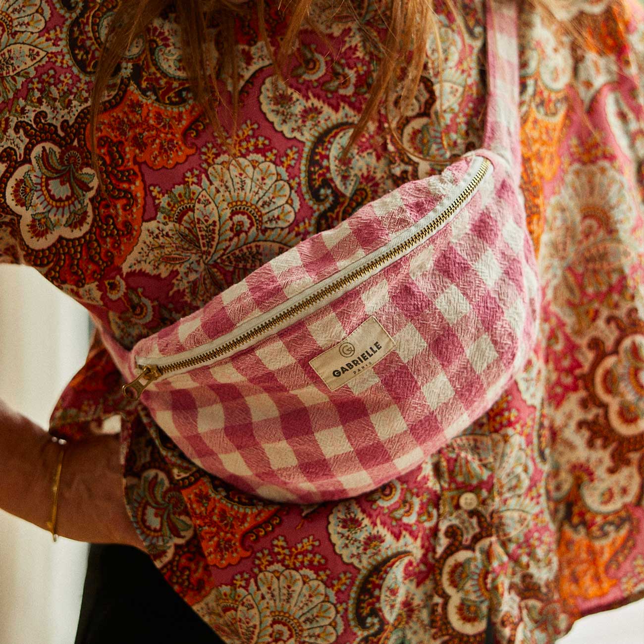 Bauchtasche aus Baumwolle Croisette: Croisette