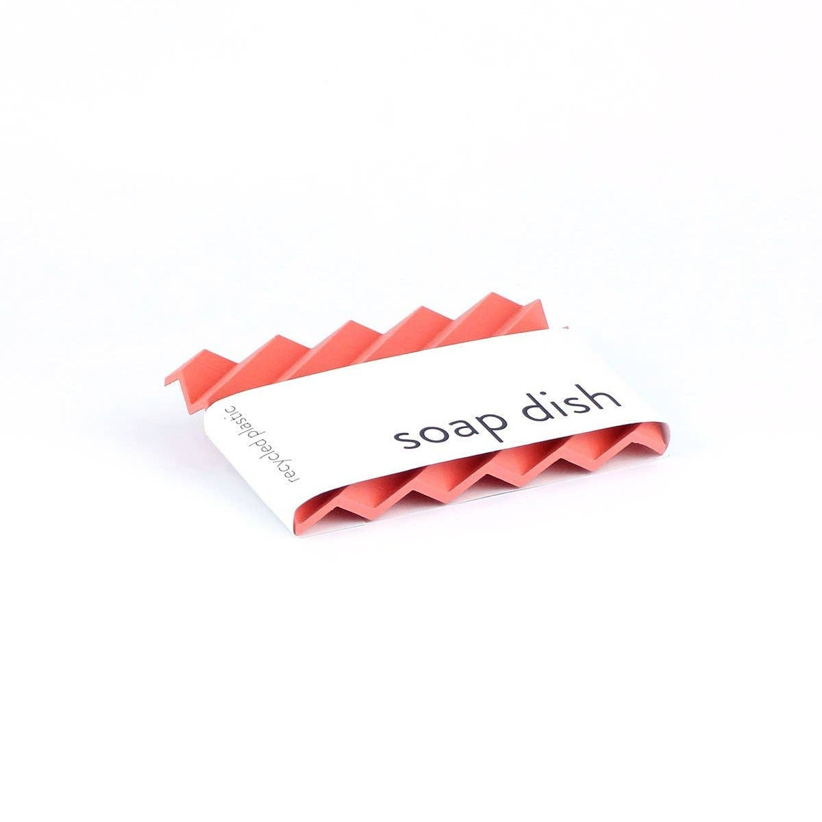 Seifenschale aus recyceltem PET coral cascade